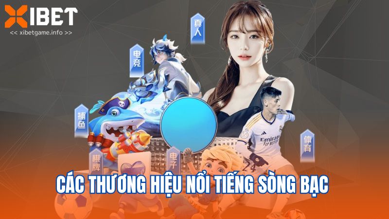 Các thương hiệu nổi tiếng sòng bạc 